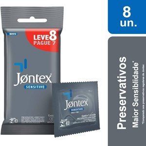 PRESERVATIVO JONTEX SENSITIVE LEVE 8 PAGUE 7