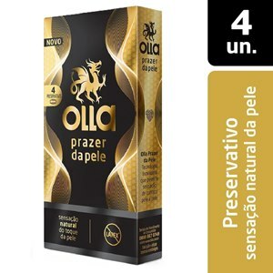 Preservativo Olla Prazer Da Pele - 4 Unidades