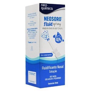 CLORETO DE SÓDIO - NEOSORO FLUID 0,9% SOLUÇÃO NASAL 50ML