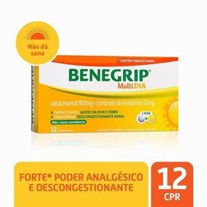 BENEGRIP MULTI DIA 12 COMPRIMIDOS