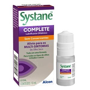 Systane Complete Lubrificante Sem Conservante  Solução Oftálmica 10ml 