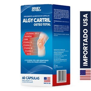 Colágeno Tipo Il Algy Cartril Osteo Total Made In Usa 60 Cápsulas Sidney Oliveira