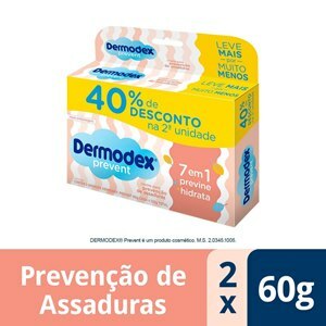 DERMODEX PREVENT CREME 60G 40% NA SEGUNDA UNIDADE