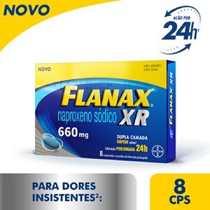 FLANAX XR 660MG 8 COMPRIMIDOS REVESTIDOS LIBERAÇÃO PROLONGADA