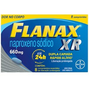 Flanax XR 660mg 8 Comprimidos Revestidos Liberação Prolongada