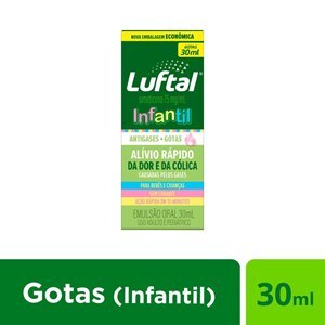 LUFTAL INFANTIL 75MG/ML SEM CORANTE GOTAS 30ML