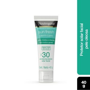 Protetor Solar Neutrogena Sun Fresh Derm Care Mista A Oleosa Fps30 Facial Sem Cor 40G