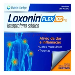 LOXONIN FLEX 100MG 3 ADESIVOS