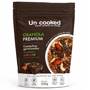 Granola De Nuts Castanhas Germinadas Com Pedaços De Brawnie Uncooked 250G