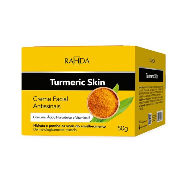 Creme Facial Antissinais Turmeric Skin Rahda G Ultrafarma