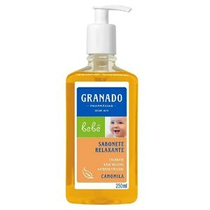 SABONETE LÍQUIDO GRANADO DE GLICERINA CAMOMILA BEBÊ 250ML