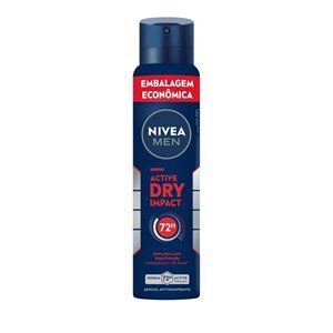 DESODORANTE AEROSSOL NIVEA MASCULINO DRY IMPACT 200ML 