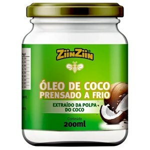 Óleo De Coco Extra Virgem 200ml Ziin Ziin