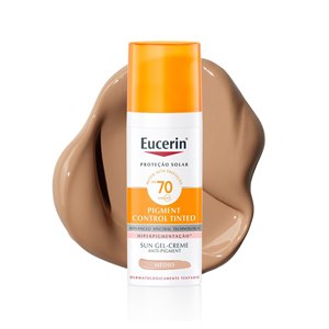 Protetor Solar Eucerin Sun Pigment Control Facial Tinted Médio Fps70 50Ml   