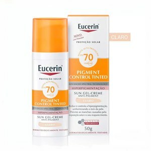 PROTETOR SOLAR EUCERIN SUN PIGMENT CONTROL TINTED CLARO FPS 70 50G