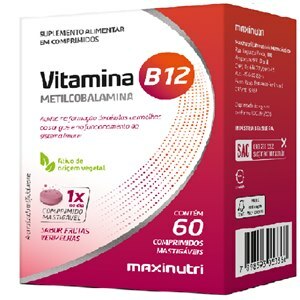 VITAMINA B12 60 COMPRIMIDOS MASTIGÁVEIS 