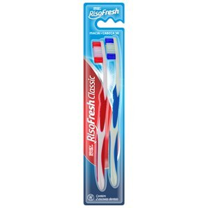 Escova Dental Risofresh Classic Kit 2 Unidades Cores Variadas Sidney Oliveira