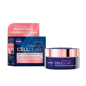 CREME FACIAL ANTISSINAIS NIVEA CELLULAR EXPERT LIFT AVANÇADO NOITE 48G