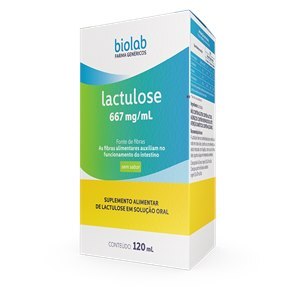 Lactulose 667mg/Ml Biolab Solução Oral 120ml