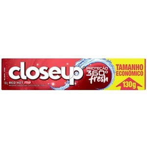 GEL DENTAL CLOSEUP FRESH ACTION RED HOT 130G 