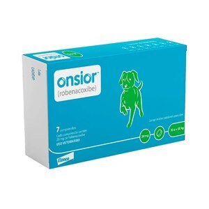 ANTI-INFLAMATÓRIO ONSIOR PARA CÃES 20MG 7 COMPRIMIDOS