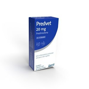 ANTI-INFLAMATÓRIO PREDVET 20MG 10 COMPRIMIDOS