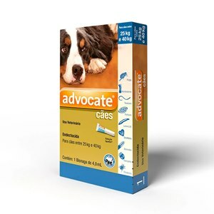 ANTIPULGAS ADVOCATE PARA CÃES ENTRE 25 E 40KG 4,0ML