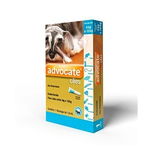 ANTIPULGAS ADVOCATE PARA CÃES ENTRE 4 E 10KG 1,0ML