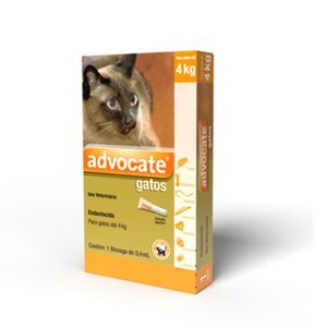 Antipulgas Advocate para Gatos de até 4kg 0,4ml