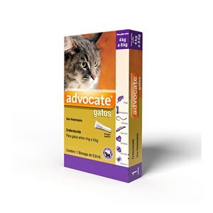 ANTIPULGAS ADVOCATE PARA GATOS ENTRE 4 E 8KG 0,8ML