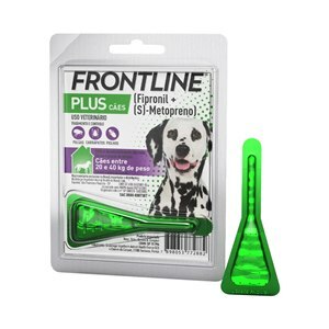 ANTIPULGAS E CARRAPATOS FRONTLINE PLUS PARA CÃES DE 20 A 40KG