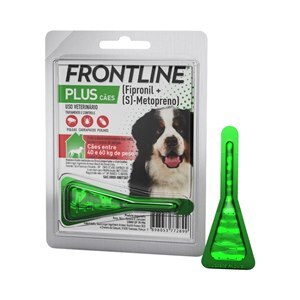 ANTIPULGAS E CARRAPATOS FRONTLINE PLUS PARA CÃES DE 40 A 60KG