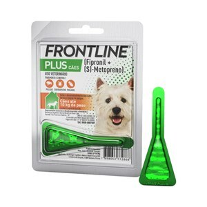 ANTIPULGAS E CARRAPATOS FRONTLINE PLUS PARA CÃES DE ATÉ 10KG