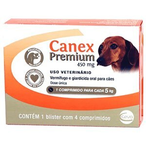 Canex Premium para Cães 450mg com 4 Comprimidos