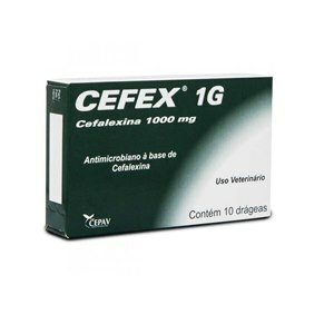 ANTIBIÓTICO CEFEX 1G 10 DRÁGEAS