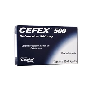 ANTIBIÓTICO CEFEX 500MG 10 DRÁGEAS