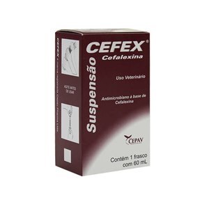 ANTIBIÓTICO CEFEX SUSPENSÃO 50MG/ML 60ML