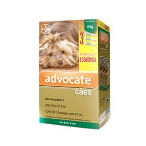 Combo Antipulgas Econômico Advocate para Cães de até 4kg 0,4ml