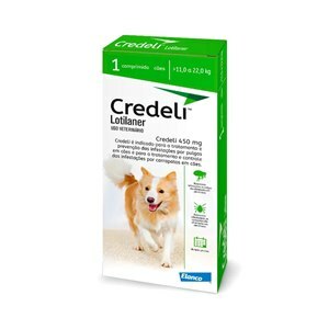 CREDELI TABLET 450 MG VERDE (Cães de 11Kg até 22Kg) 1 CP