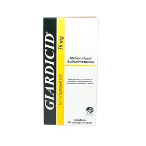 ANTIBIÓTICO GIARDICID 50MG 10 COMPRIMIDOS