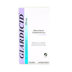 ANTIBIÓTICO GIARDICID 500MG 10 COMPRIMIDOS