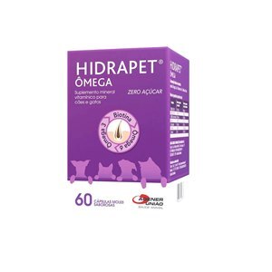 SUPLEMENTO ÔMEGA HIDRAPET CÃES E GATOS 60 CÁPSULAS