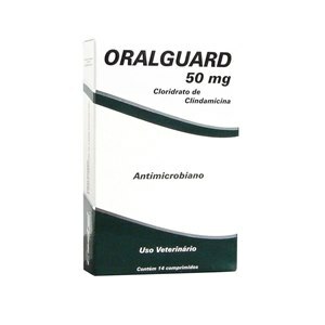 ANTIMICROBIANO ORALGUARD 50MG 14 COMPRIMIDOS PARA CÃES E GATOS