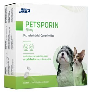 PETSPORIN 75 mg com 12 Comprimidos