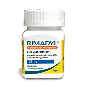 ANTI-INFLAMATÓRIO RIMADYL 25MG 14 COMPRIMIDOS