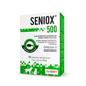 SENIOX AVERT 500MG 30 CÁPSULAS