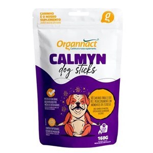 SUPLEMENTO ORGANNACT CALMYN DOG STICKS PARA CÃES  160G