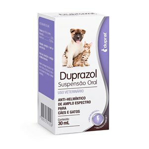 VERMIFUGO DUPRAZOL SUSPENSÃO ORAL PARA CAES E GATOS 30ML