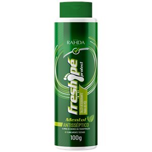 Talco Antisséptico Para Os Pés Fresh Pé Mentol Rahda 100G