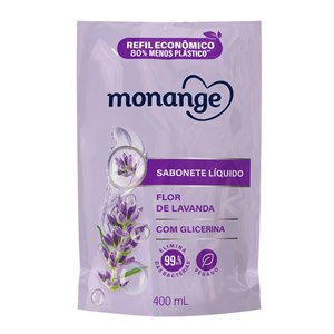 Refil Sabonete Líquido Monange Flor De Lavanda 400Ml